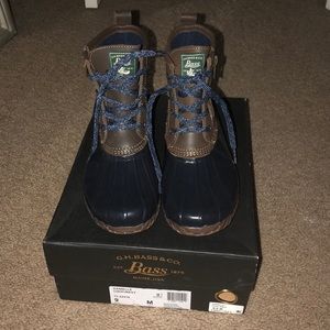G.H. Bass & Co. Leather Duck Boots